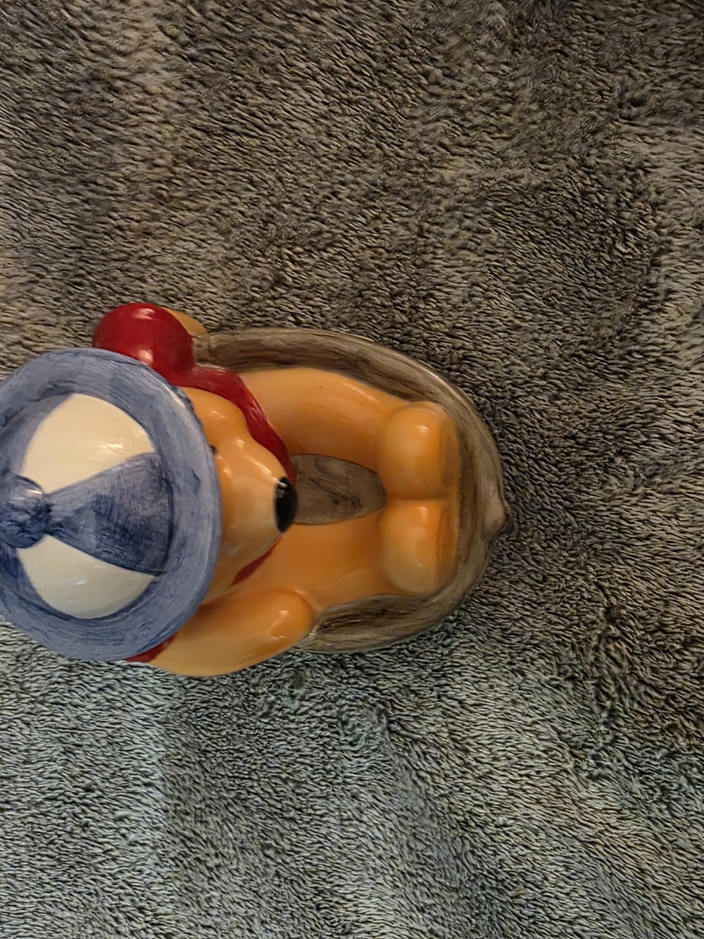 Vintage Winnie The Pooh Ceramic Sailors Boat Bank